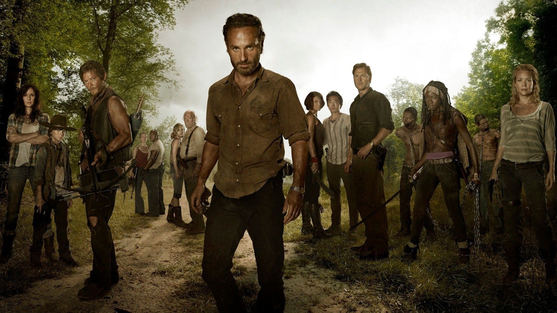 1920x1080 The Walking Dead, Rick Grimes, Michonne, Daryl Dixon, Carl Grimes, Andrea Wallpaper HD / Desktop and Mobile Background