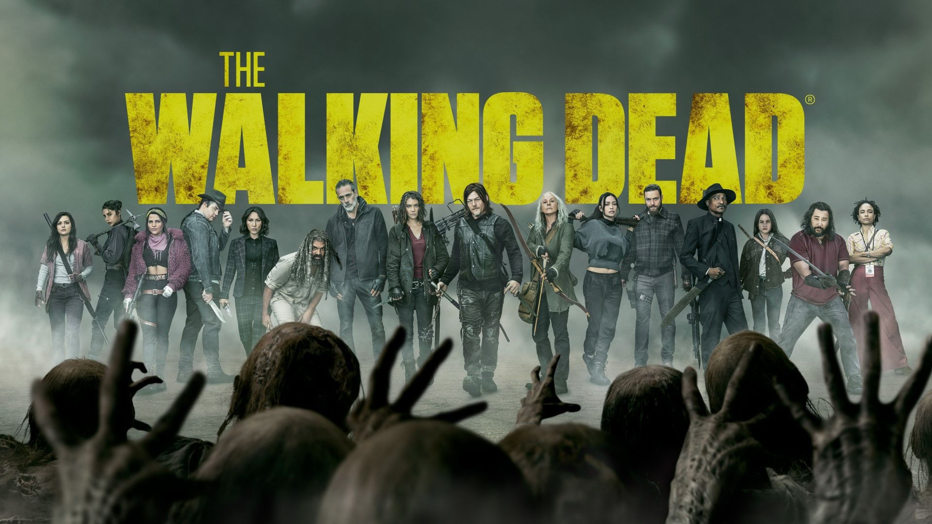 1920x1080 The Walking Dead Wallpaper 4K, Character poster, AMC series