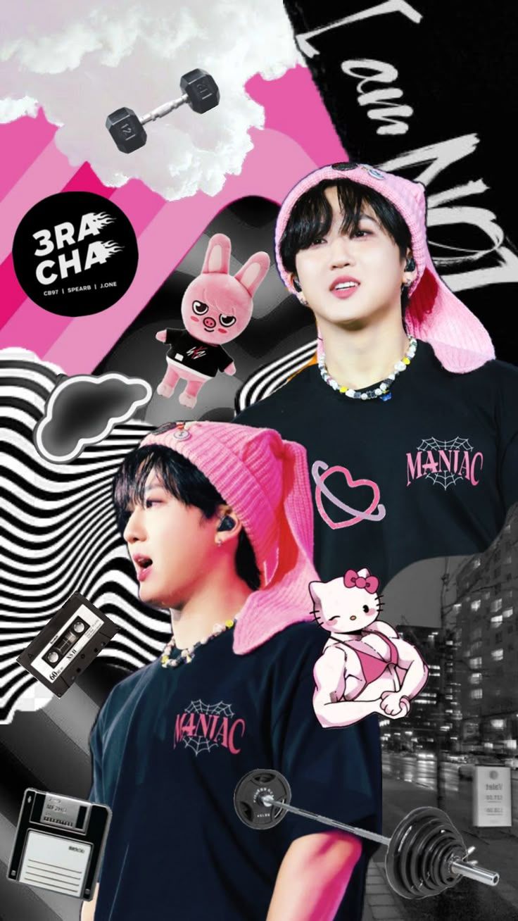 736x1308 changbin #skz #dwaekki #straykids #pink