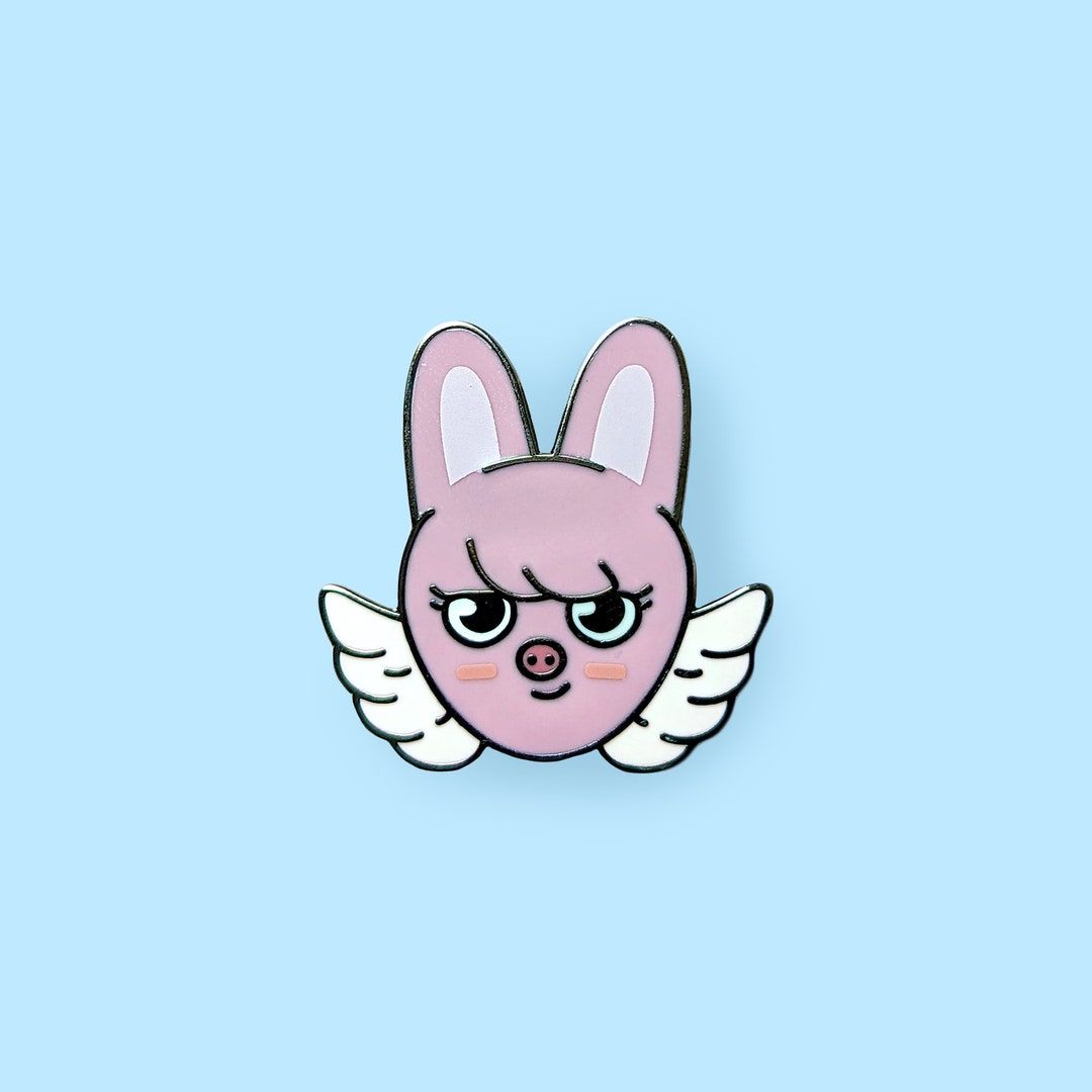 1080x1080 Stray Kids Changbin SKZOO Dwaekki Angel / Flying Pig Pin