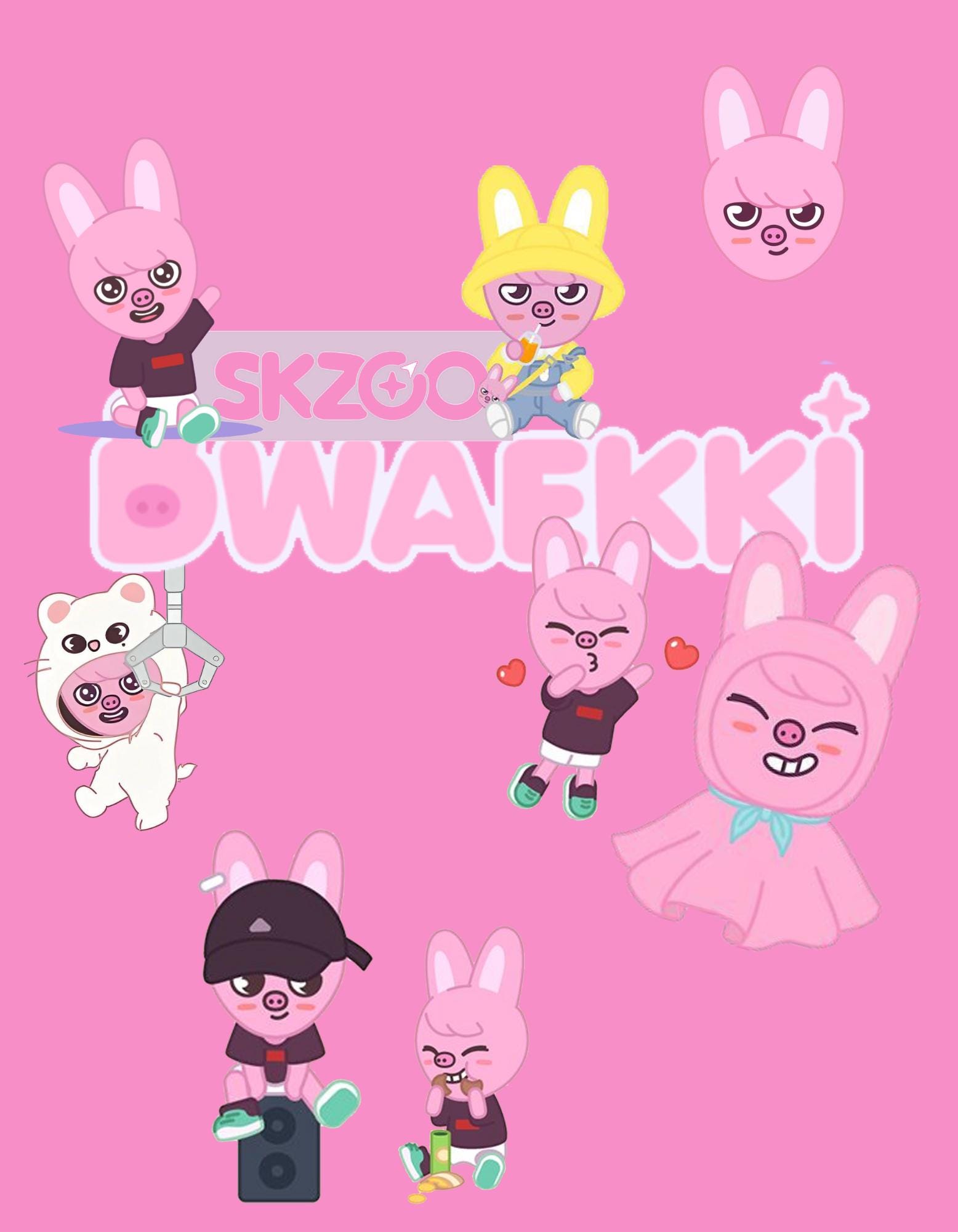 1556x2000 SKZOO Sticker Pack- Dwaekki Set