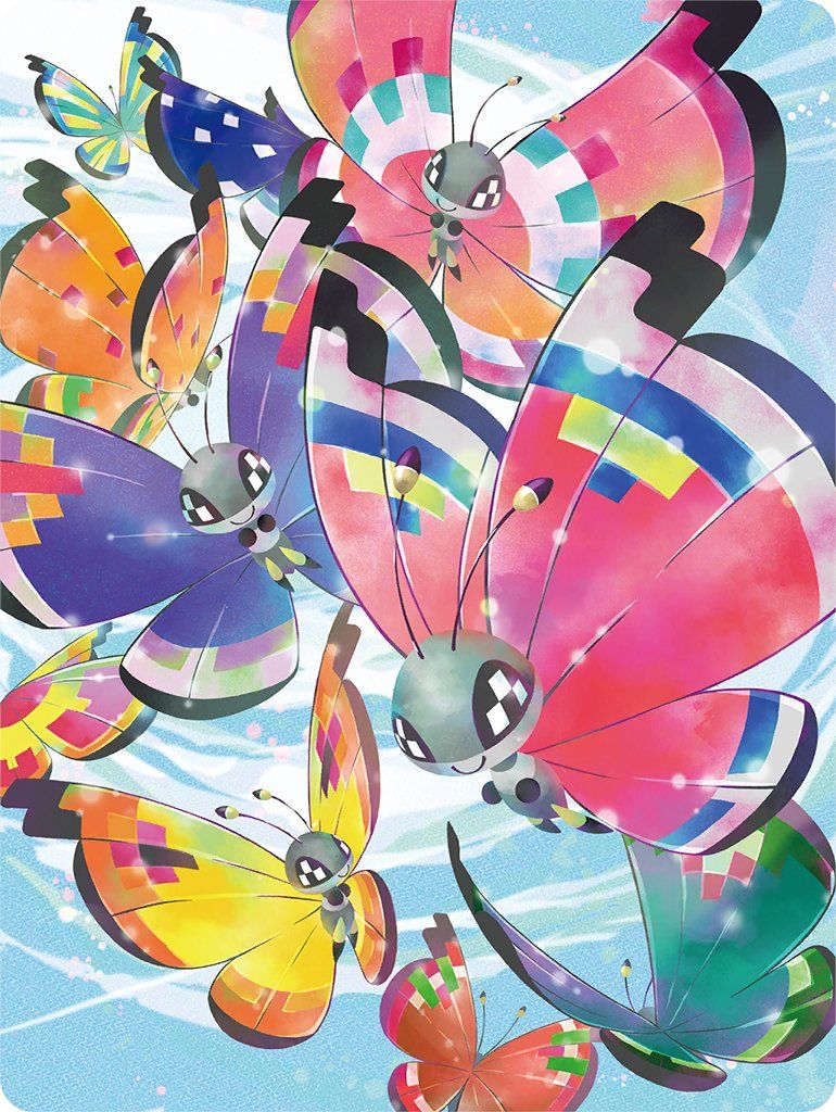 770x1024 Vivillon Wallpaper