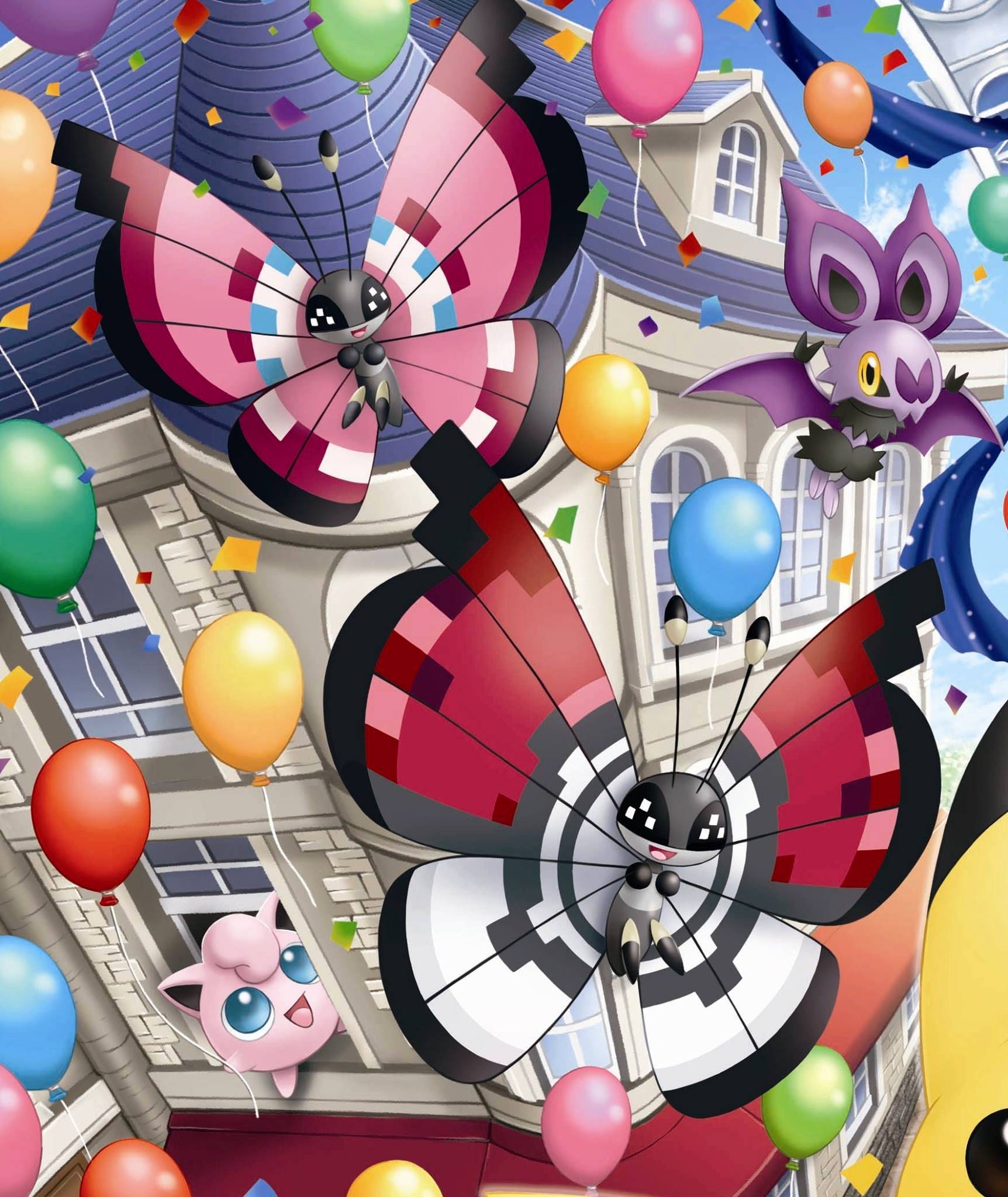 1724x2048 Vivillon HD Wallpaper