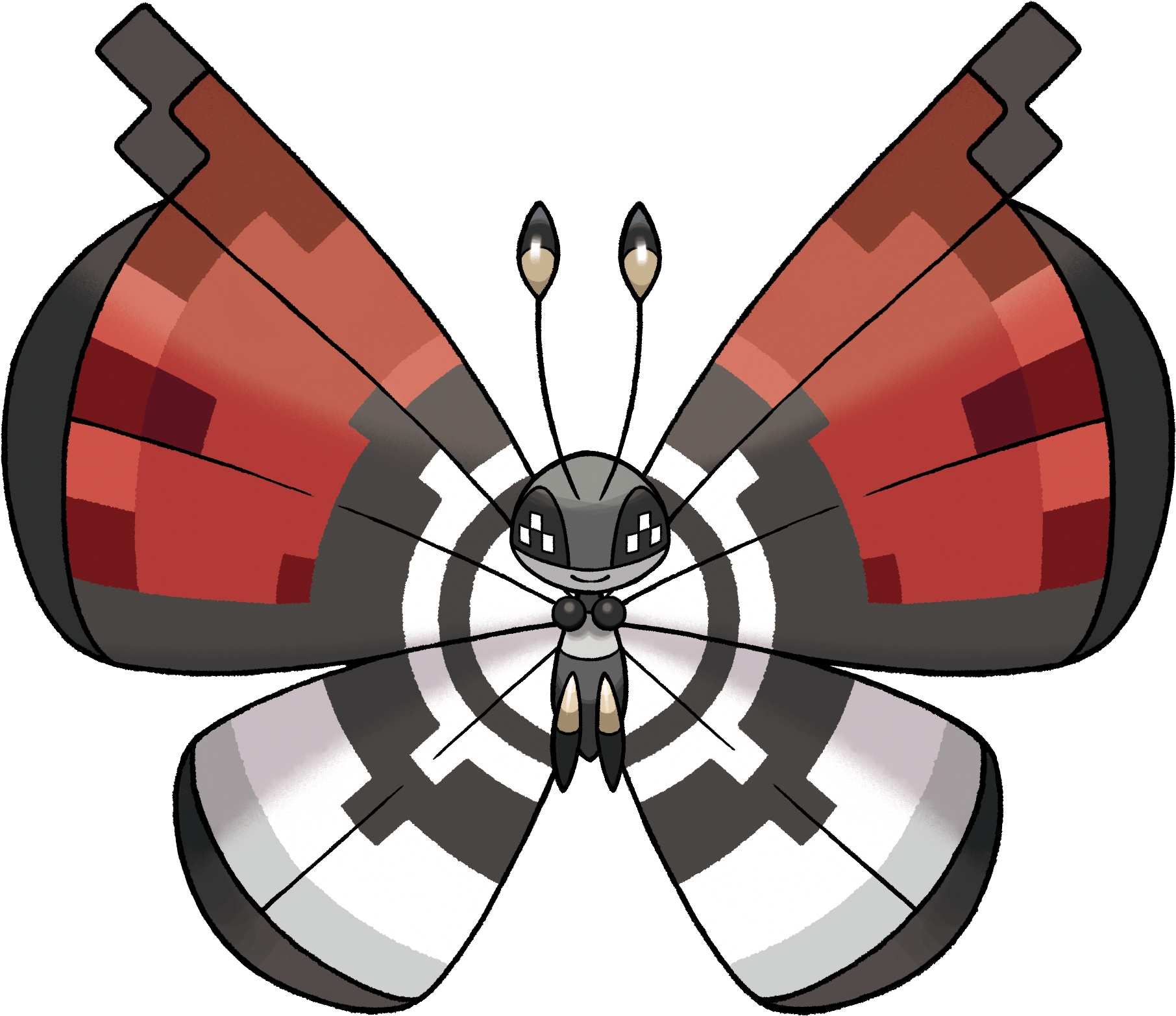 1812x1566 Vivillon Pokemon PNG Image Transparent Free Download