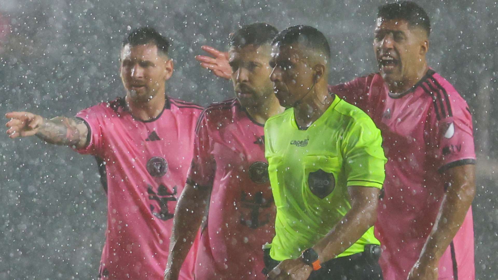 1920x1080 Lionel Messi barely visible as Inter Miami star posts picture of insane weather conditions during MLS victory over D.C. United