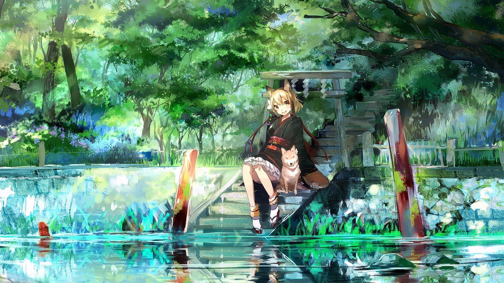 Anime River Wallpapers - Top Free Anime River Backgrounds - WallpaperAccess