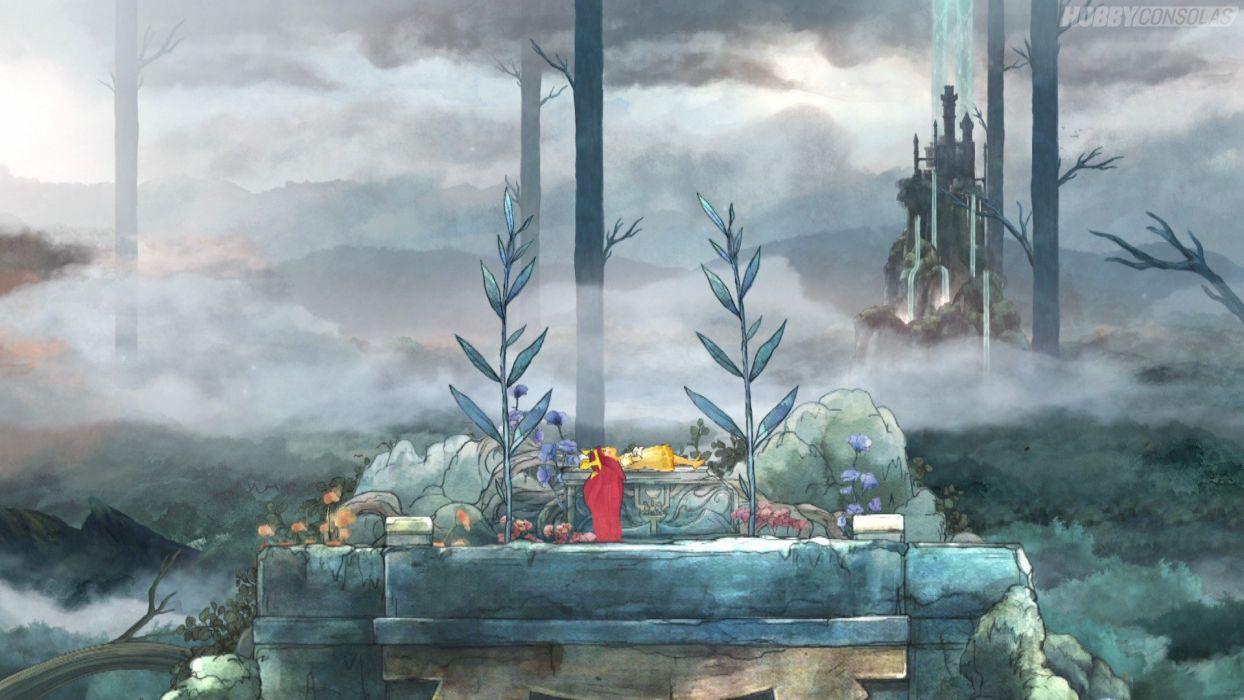 1244x700 CHILD OF LIGHT Platform Rpg Fantasy Family Child Light Wallpaper