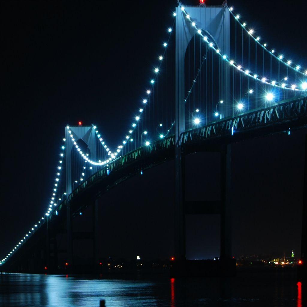 1024x1024 Newport Bridge Rhode Island iPad Air Wallpaper (มีรูปภาพ)