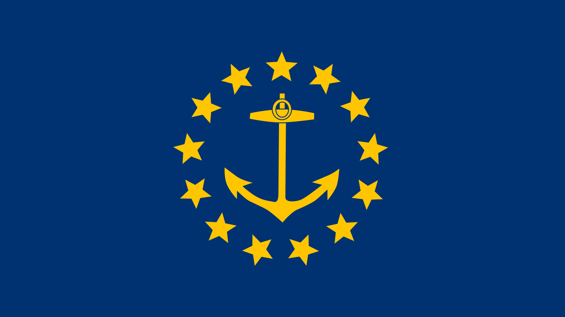 1920x1080 Free download I made a wallpaper of the old Rhode Island flag