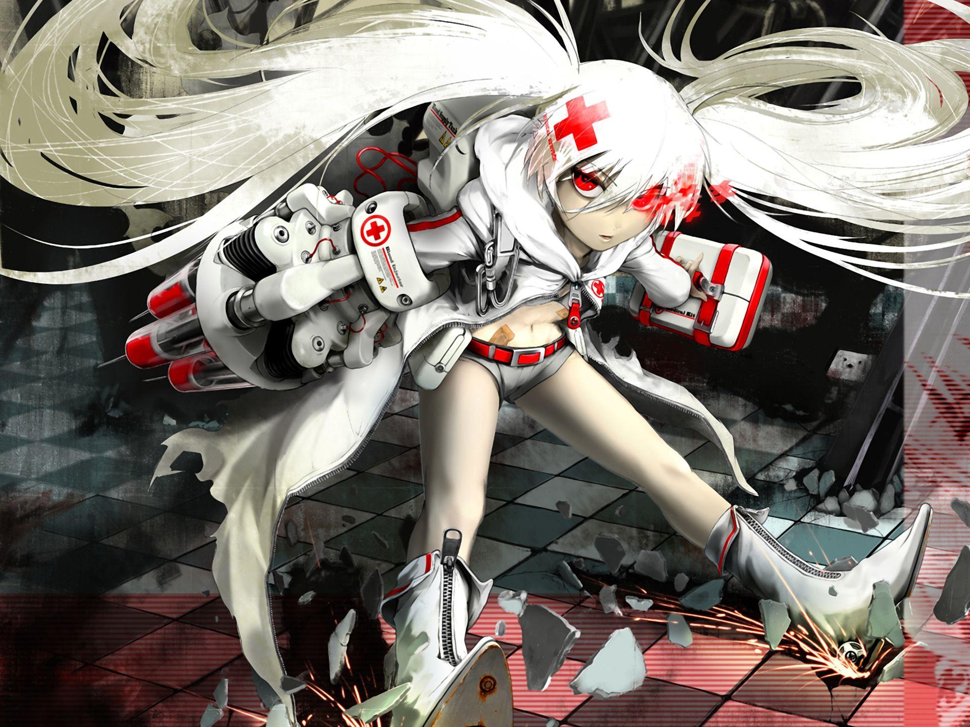 1920x1440 Black Rock Shooter HD Wallpaper. Background Imagex1440