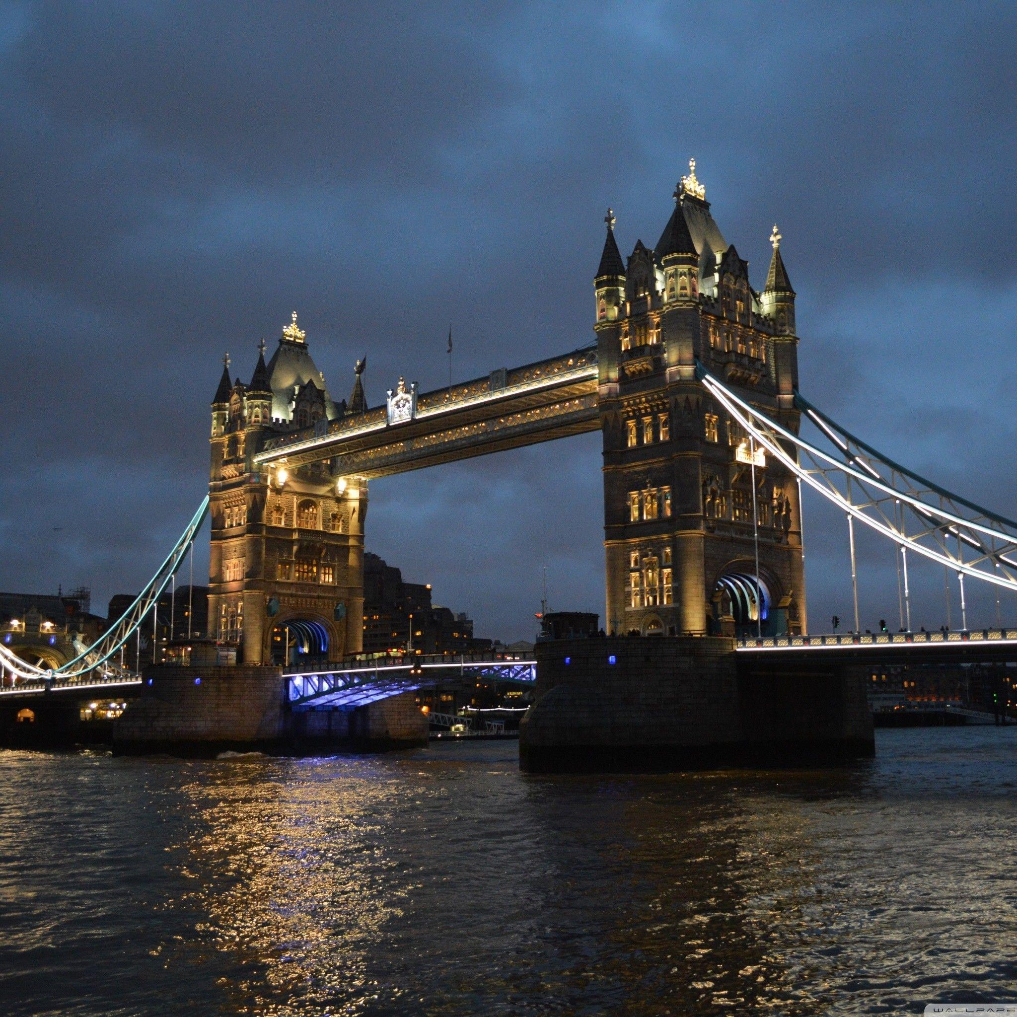 2048x2048 Uk Tower Bridge iPad Air Wallpaper Free Download