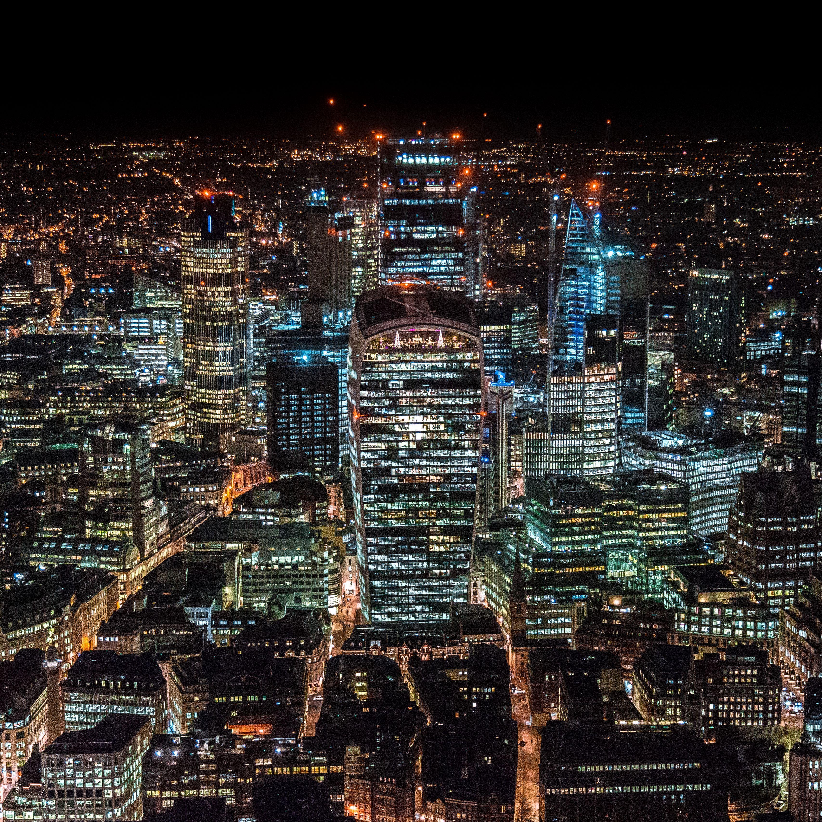 3415x3415 Download wallpaper 3415x3415 london, united kingdom, skyscrapers