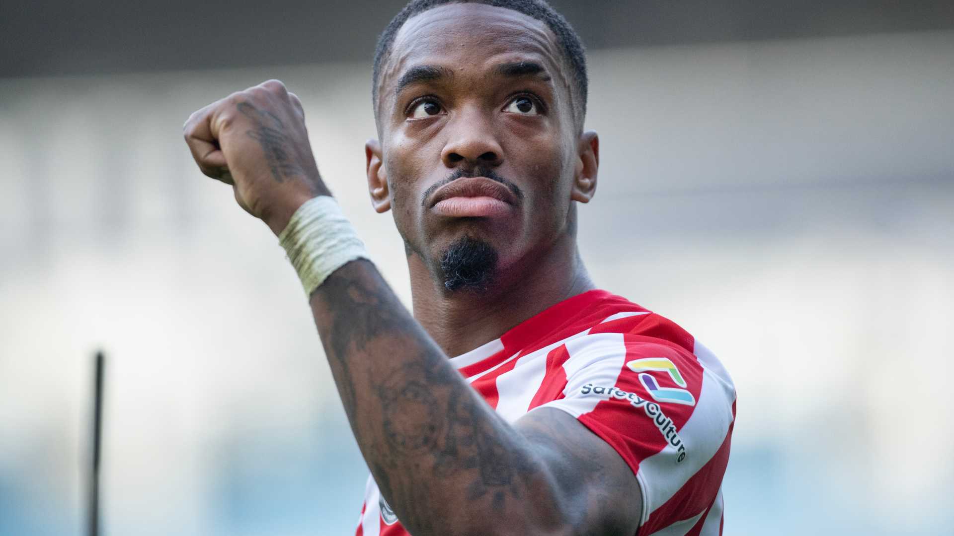 1920x1080 Ivan Toney emulates David Beckham and Wayne Rooney with stunning goal from near halfway line as Brentford star looks to bounce back from England World Cup exclusion