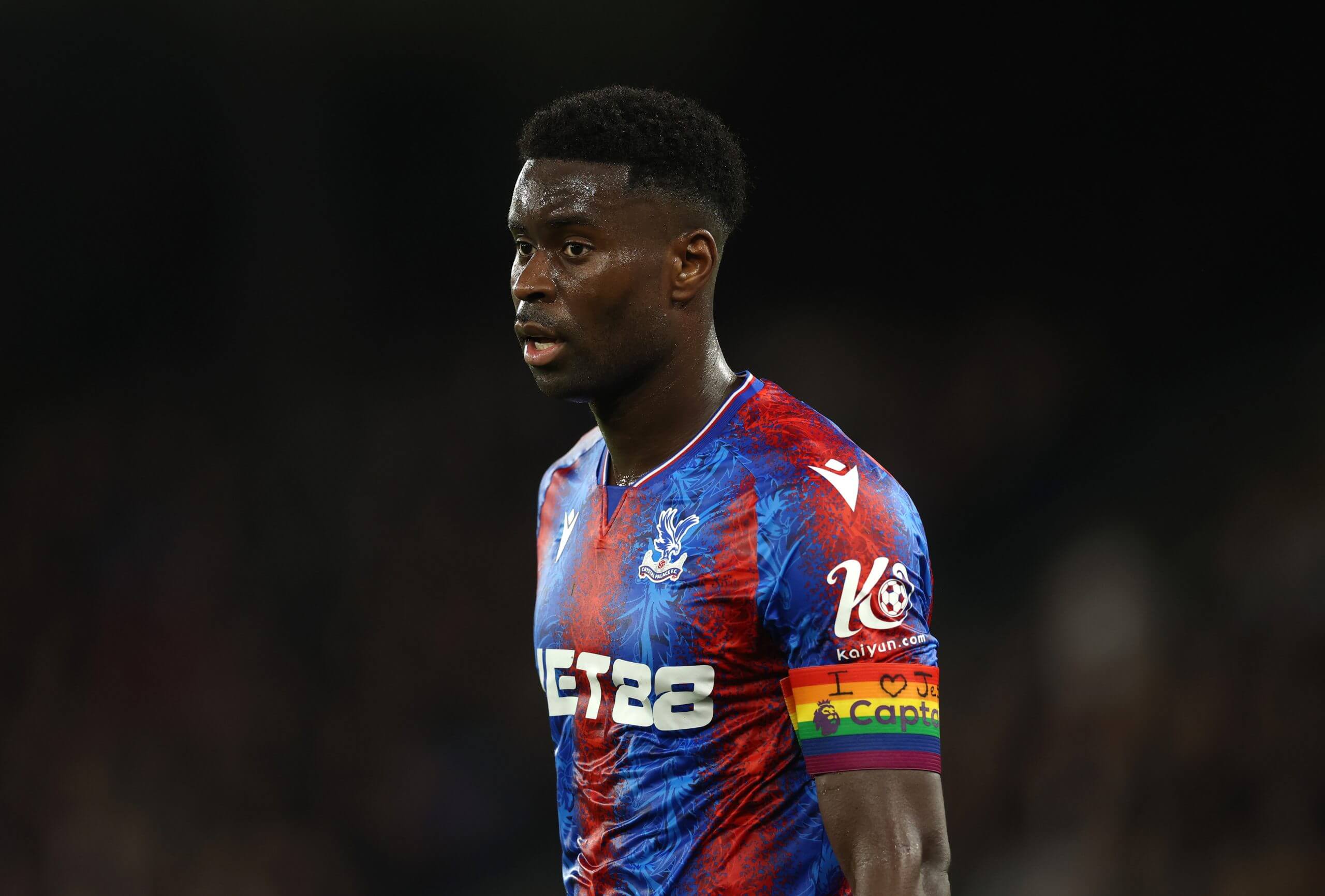 2560x1732 Marc Guehi to be reminded of rules by FA after religious message on rainbow armband