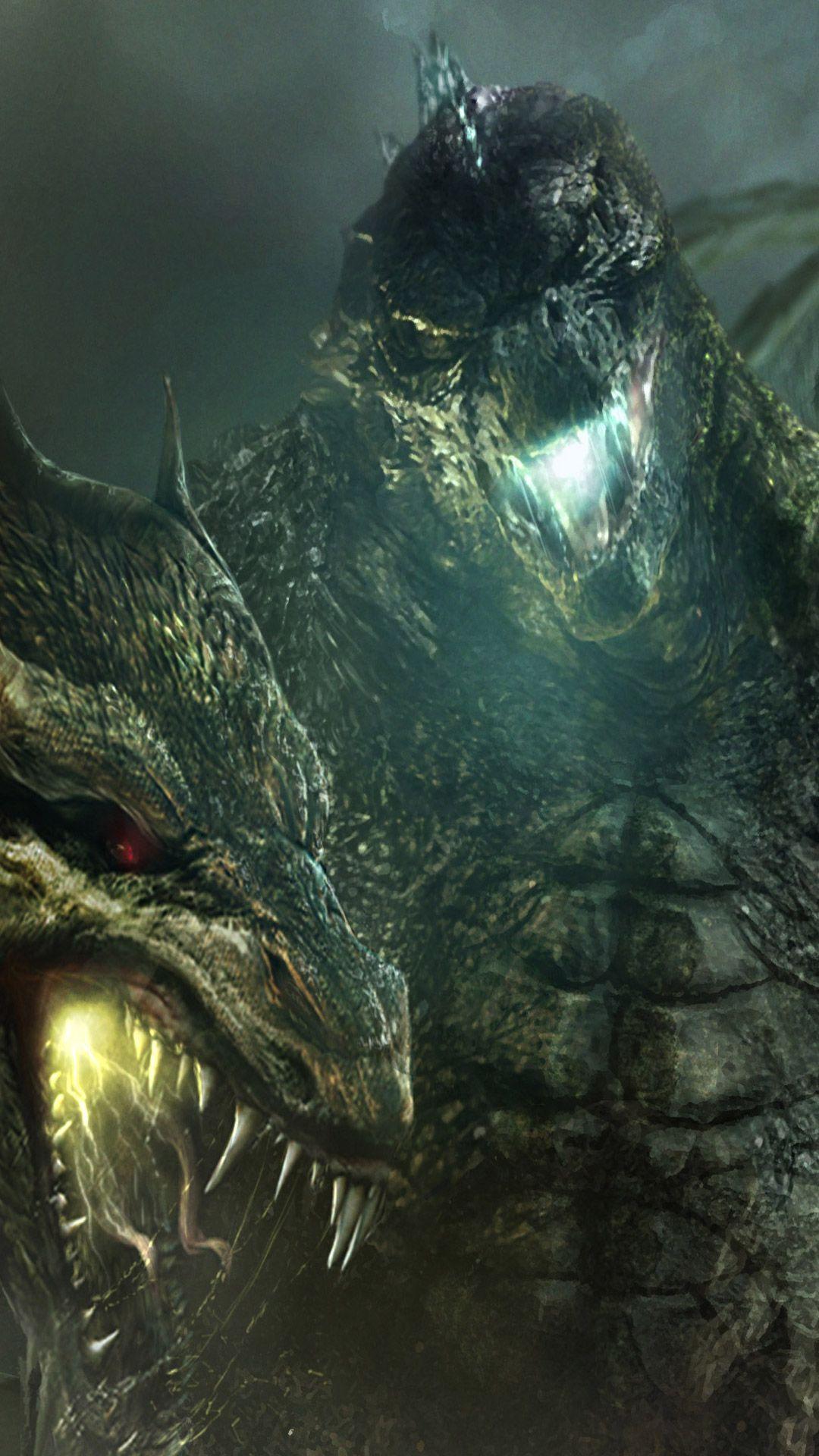 1080x1920 Godzilla 2 Wallpaper