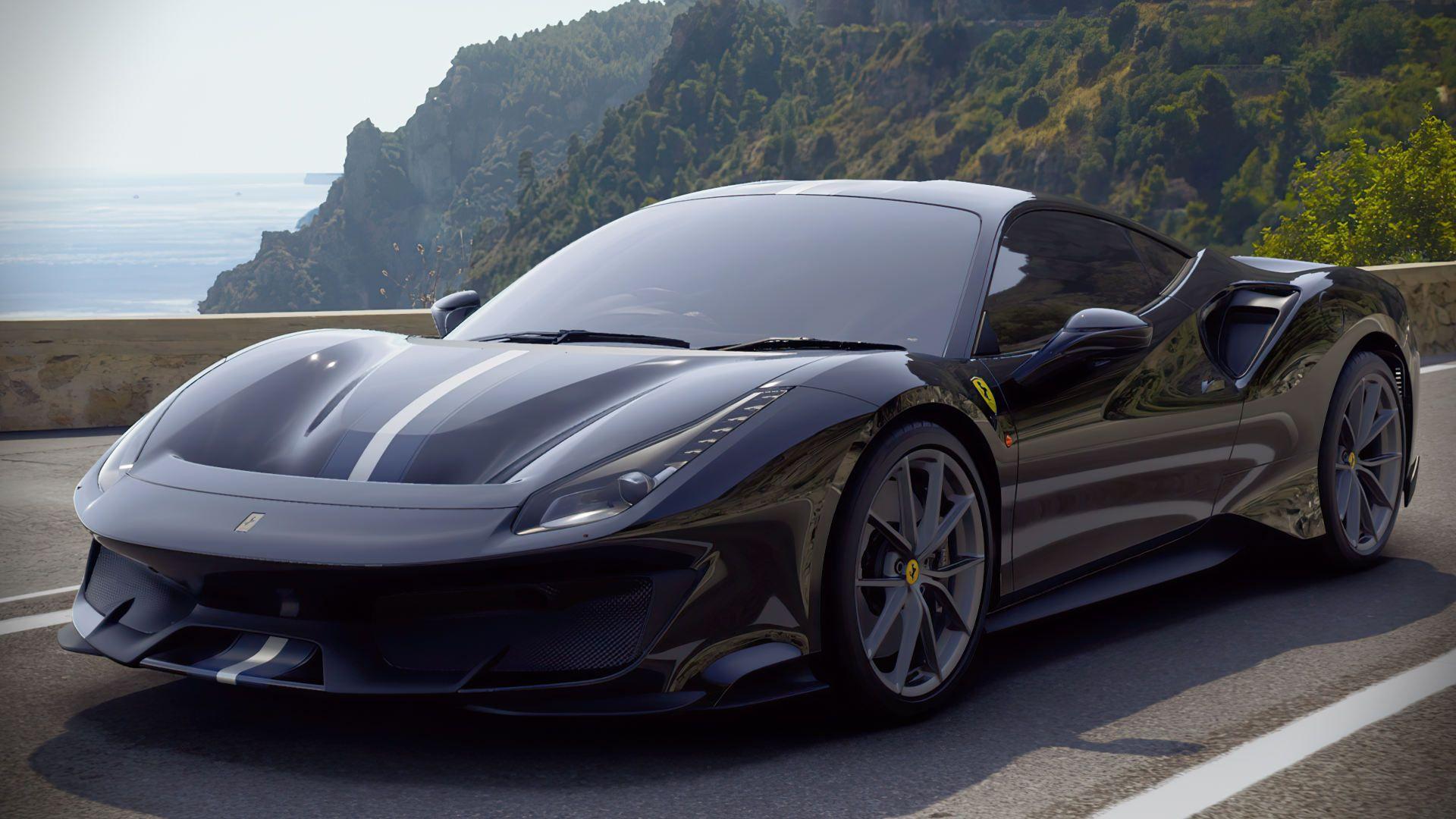 Black Ferrari Wallpaper Desktop