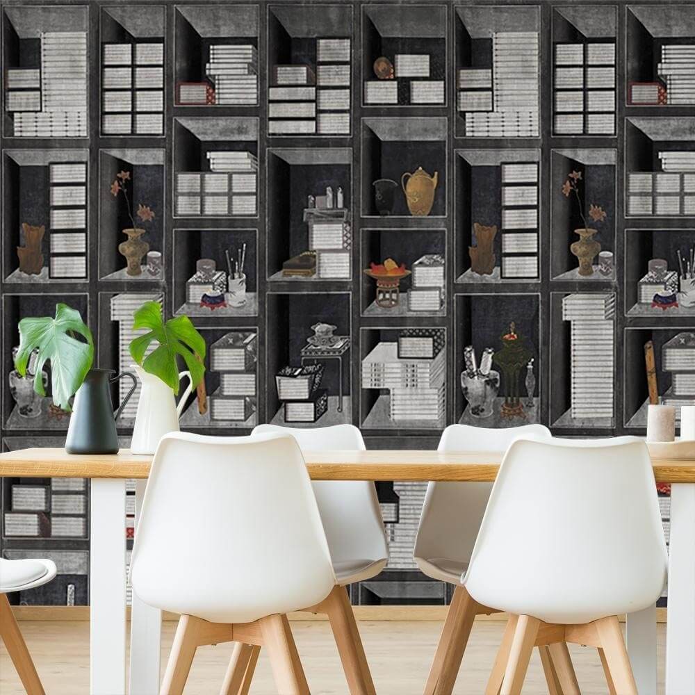 1000x1000 Korean Library Panel