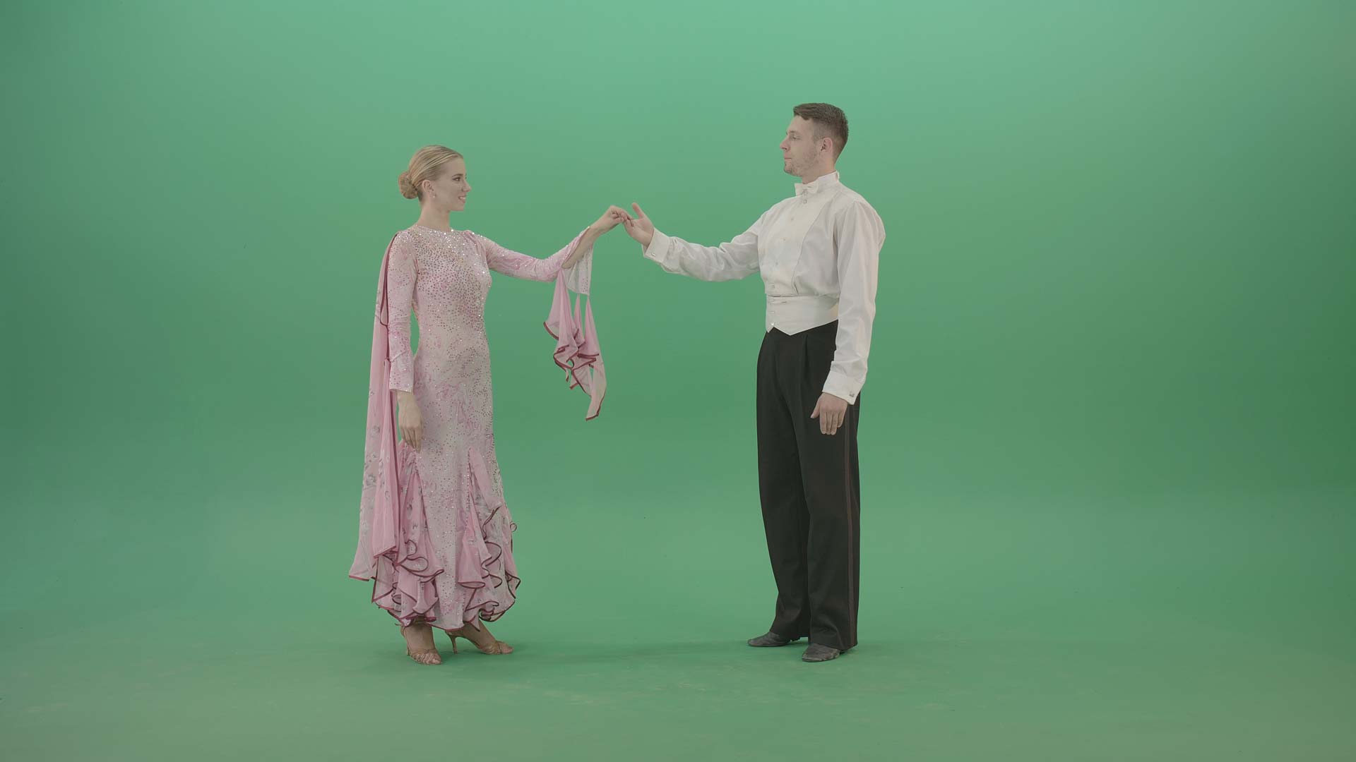1920x1080 Green Screen Viennese Waltz Key Video Footage Pack