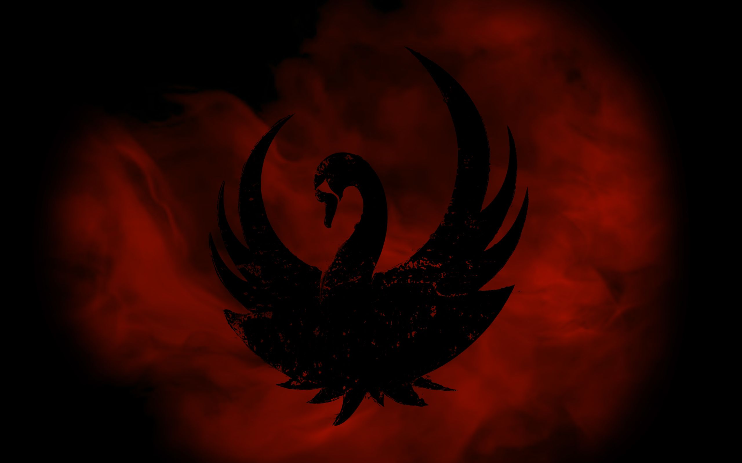 2560x1600 Crimson Swan