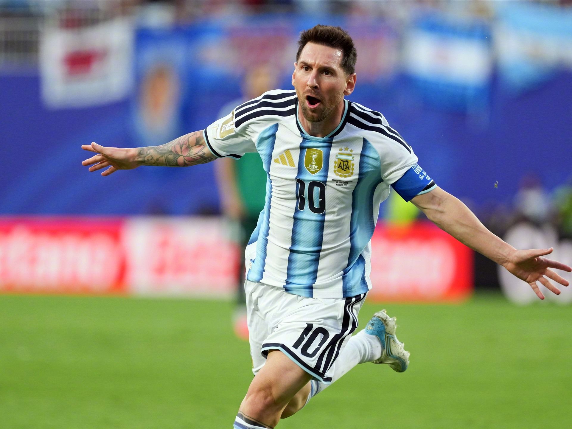 1920x1440 Argentina Lionel Messi 2026 FIFA World Cup Photo 5K