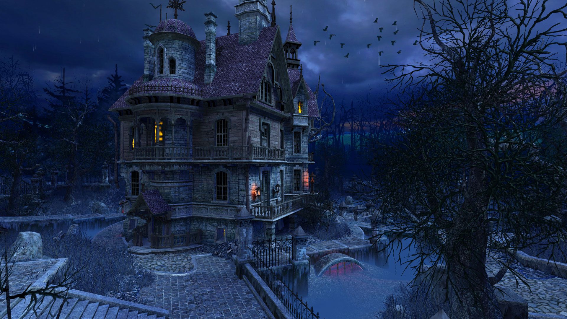 1920x1080 Holidays 3D