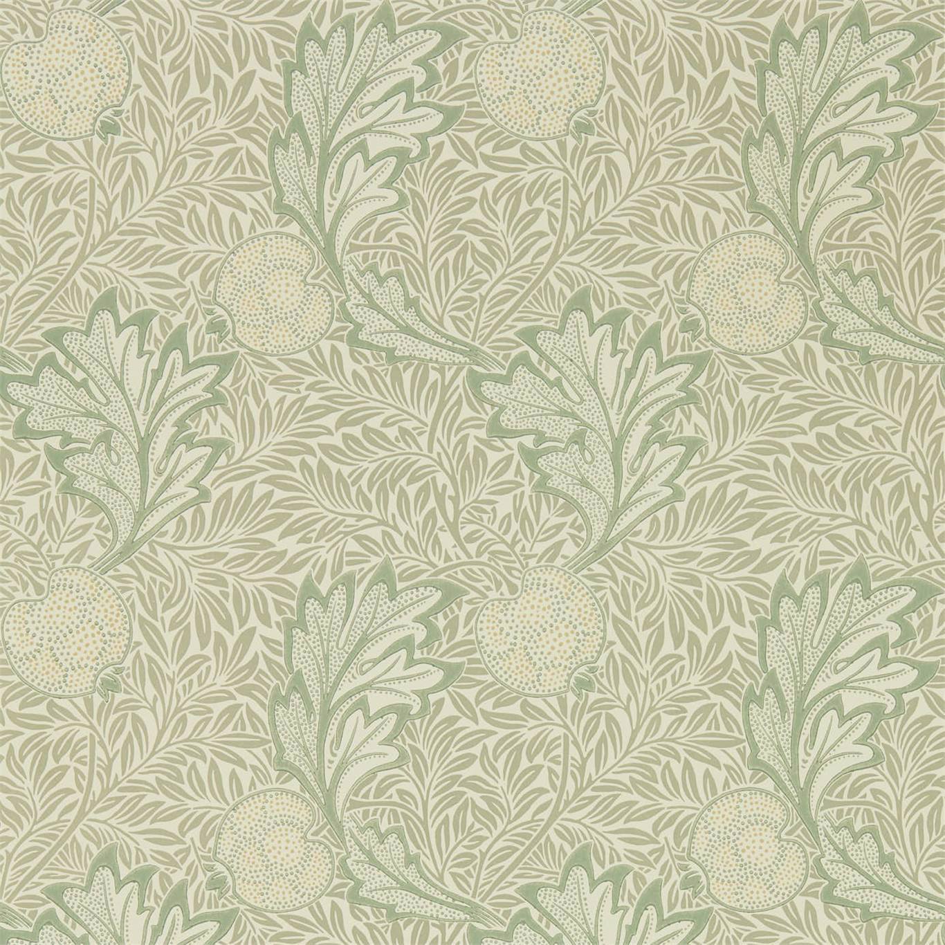 1366x1366 Morris & Co Apple Wallpaper