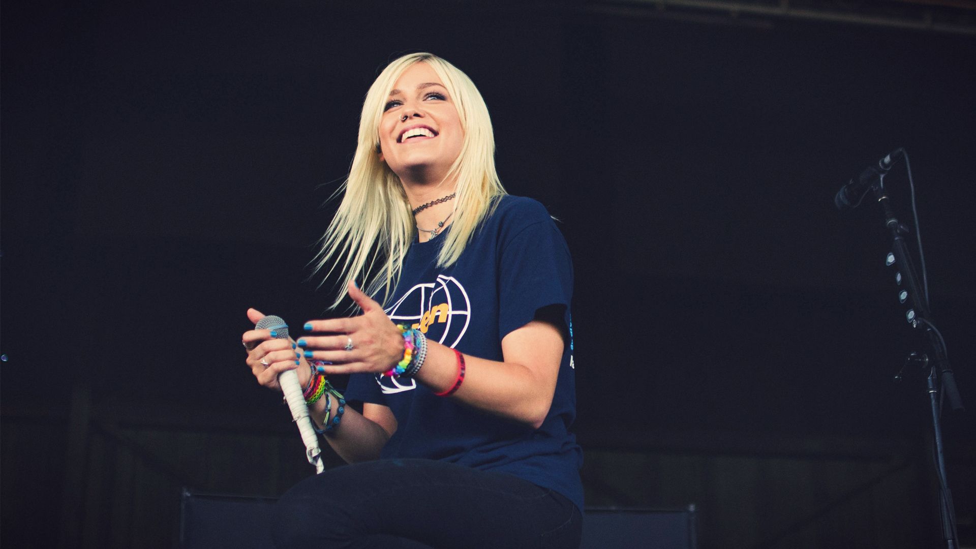 1920x1080 Wallpaper Girl, Blonde, Singer, Girl, Music, Australian, Pop Rock, Jenna Mcdougall On For Mobile And Desktop, Section музыка, Resolution 1920x1080