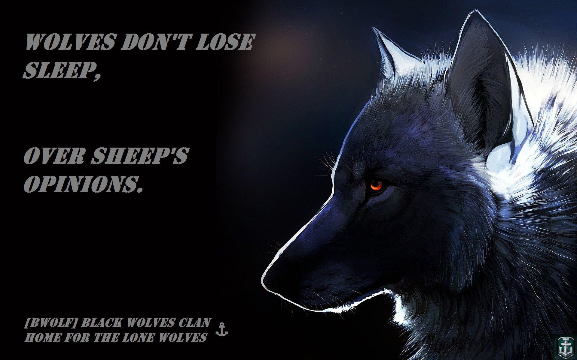 Wolf Sayings Wallpaper