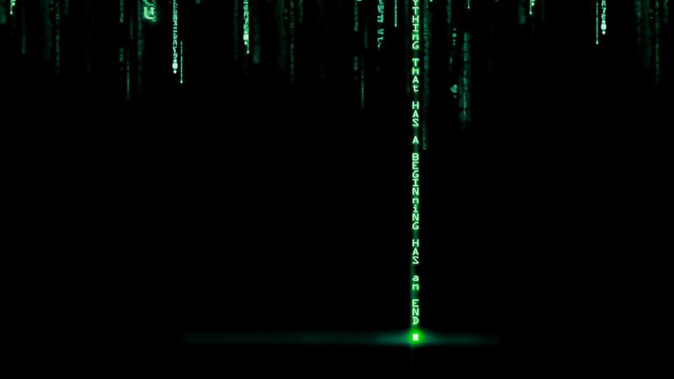 1366x768 Green And Black Wallpaper