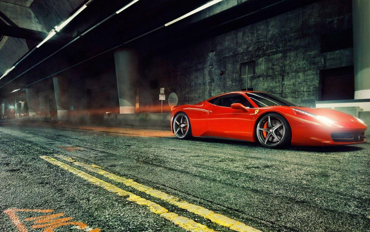 1280x804 Red Ferrari 458 Italia wallpaper. Red Ferrari 458 Italia stock
