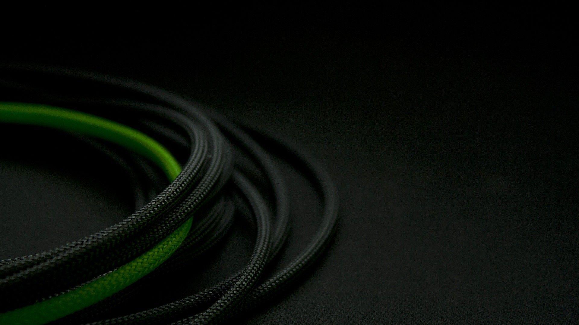 1920x1080 Green and Black Wallpaper on .