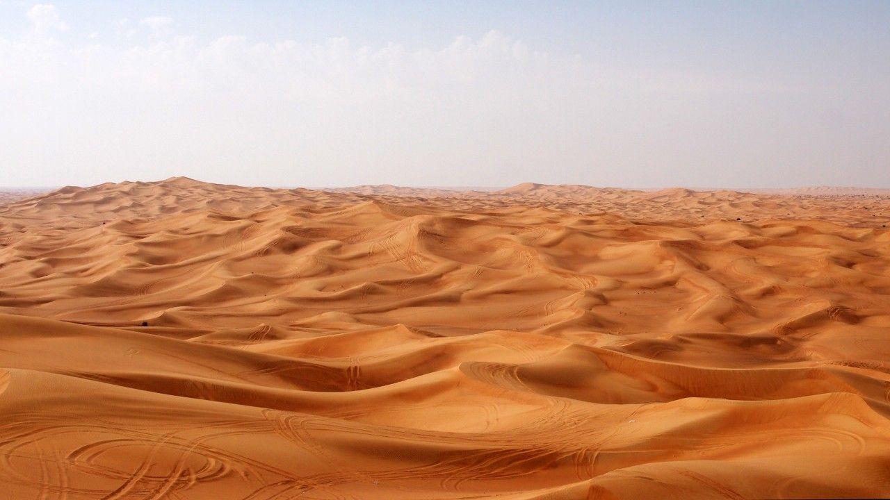 1280x720 Wallpaper Desert, Sand dunes, 4K, Nature