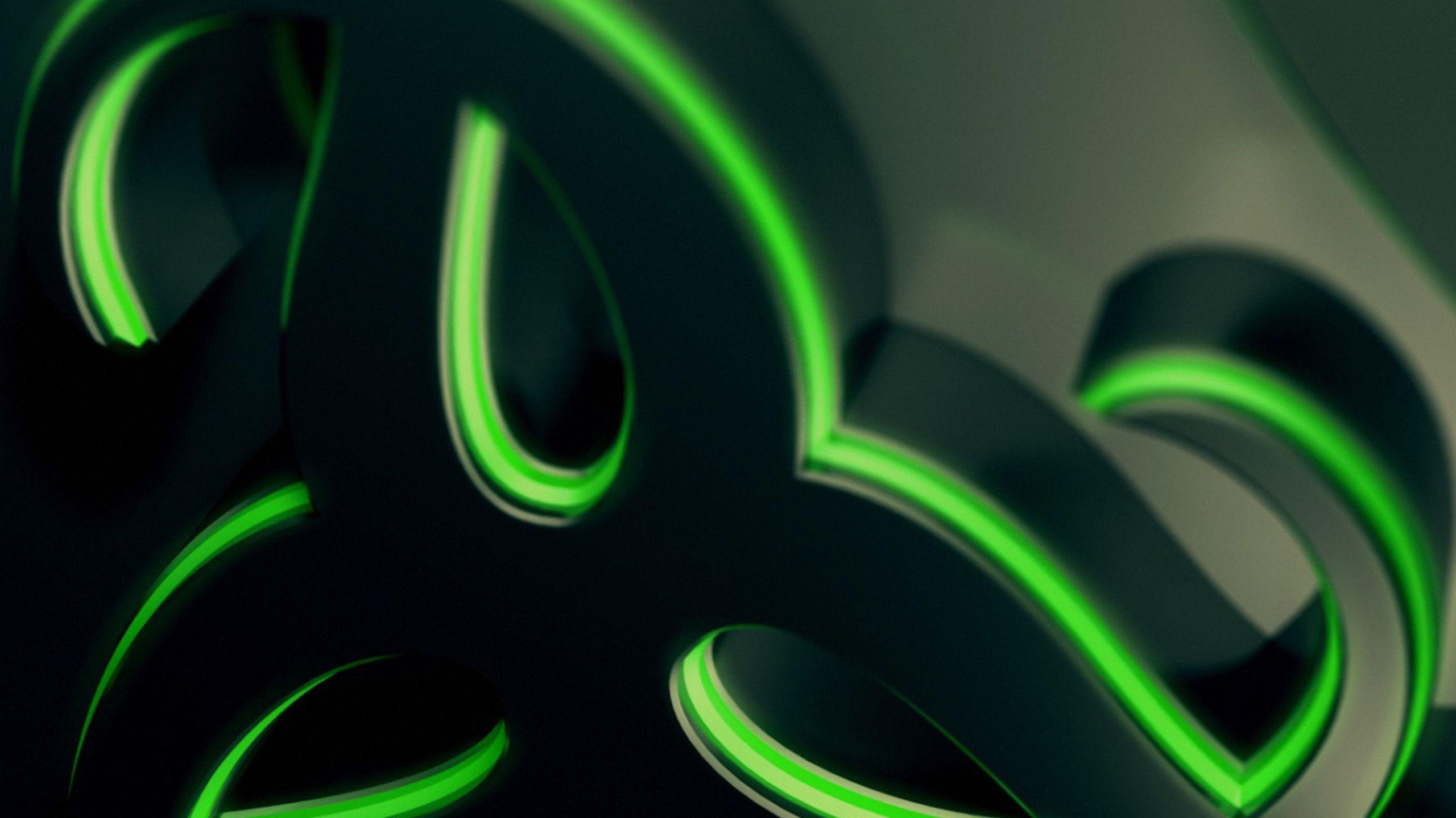 2560x1440 Razer Black Wallpaper. Razer Wallpaper