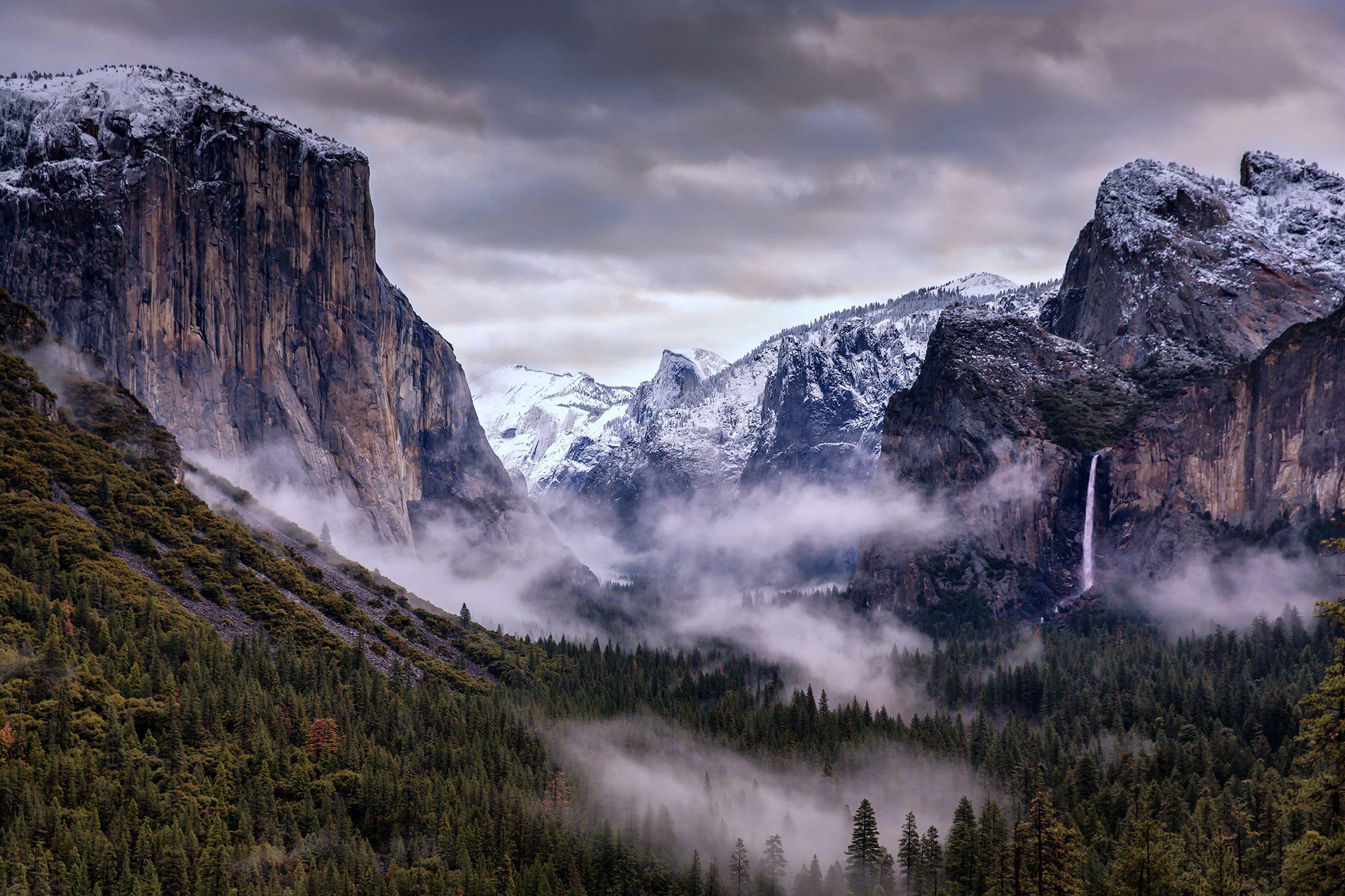 3840x2559 Yosemite Winter Wallpaper Wallpaper Background of Your Choice