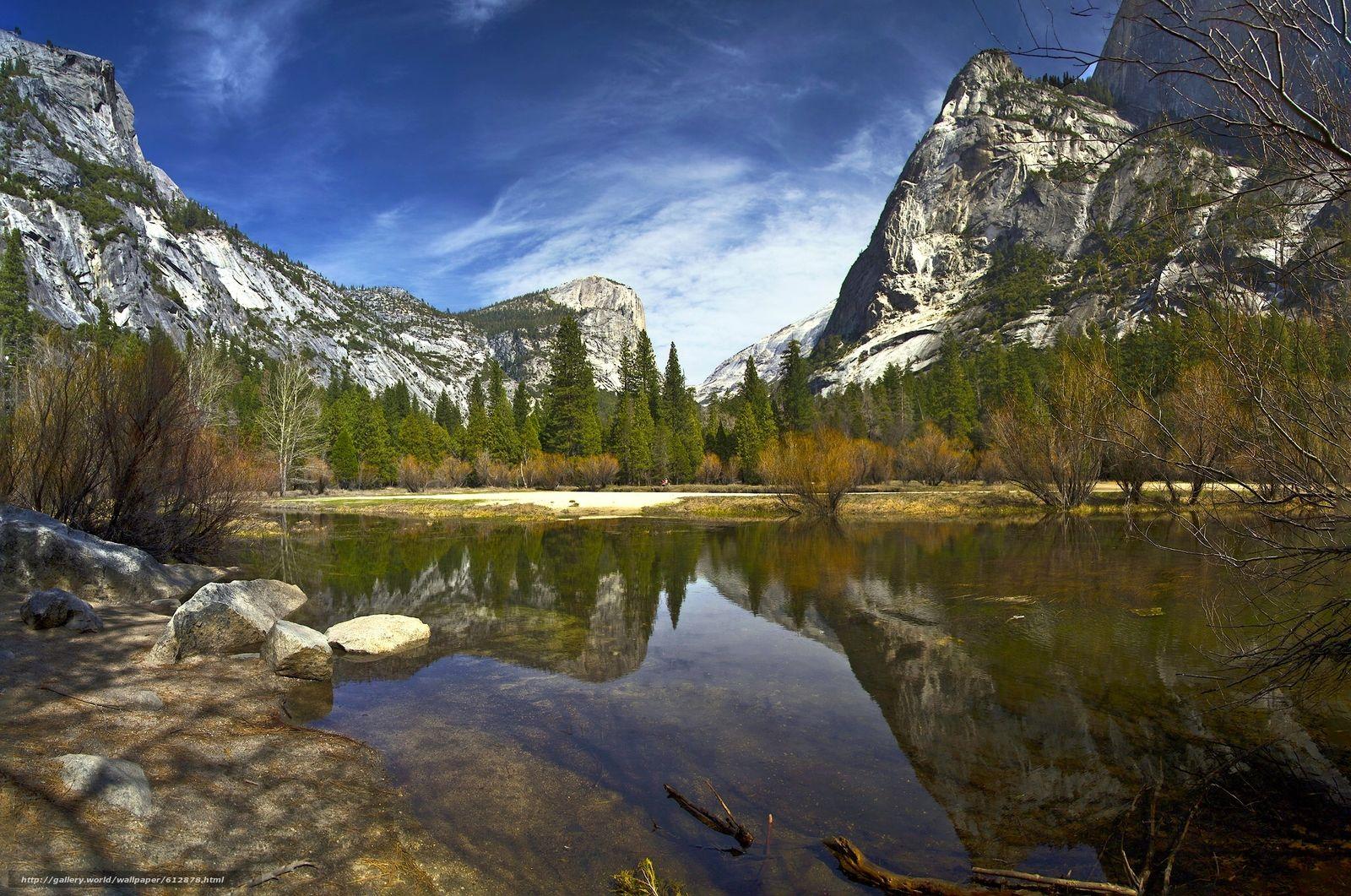 1600x1061 Mirror Lake Yosemite Desktop Wallpaper