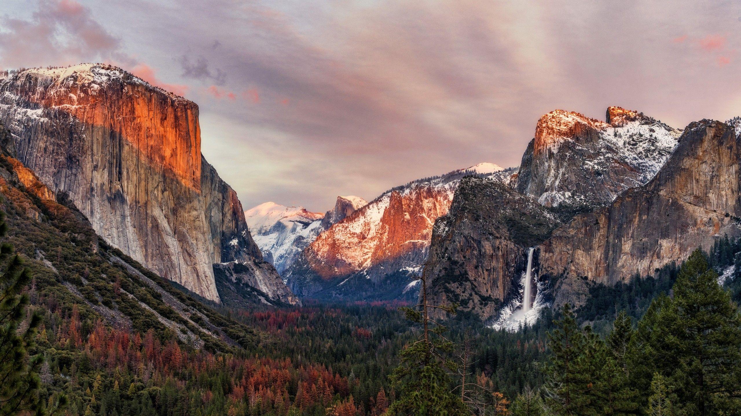2560x1440 Wallpaper Yosemite National Park, El Capitan, Yosemite Valley, 4K
