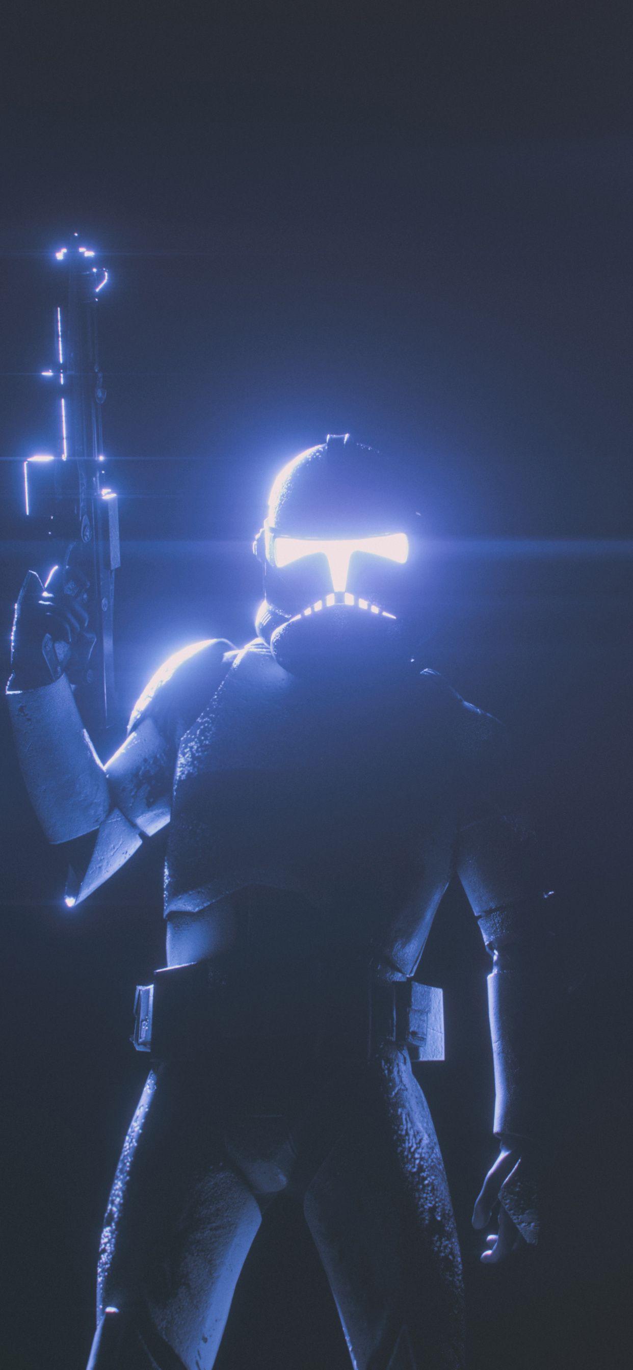 1242x2688 Clone Trooper Star Wars iPhone XS MAX HD 4k Wallpaper