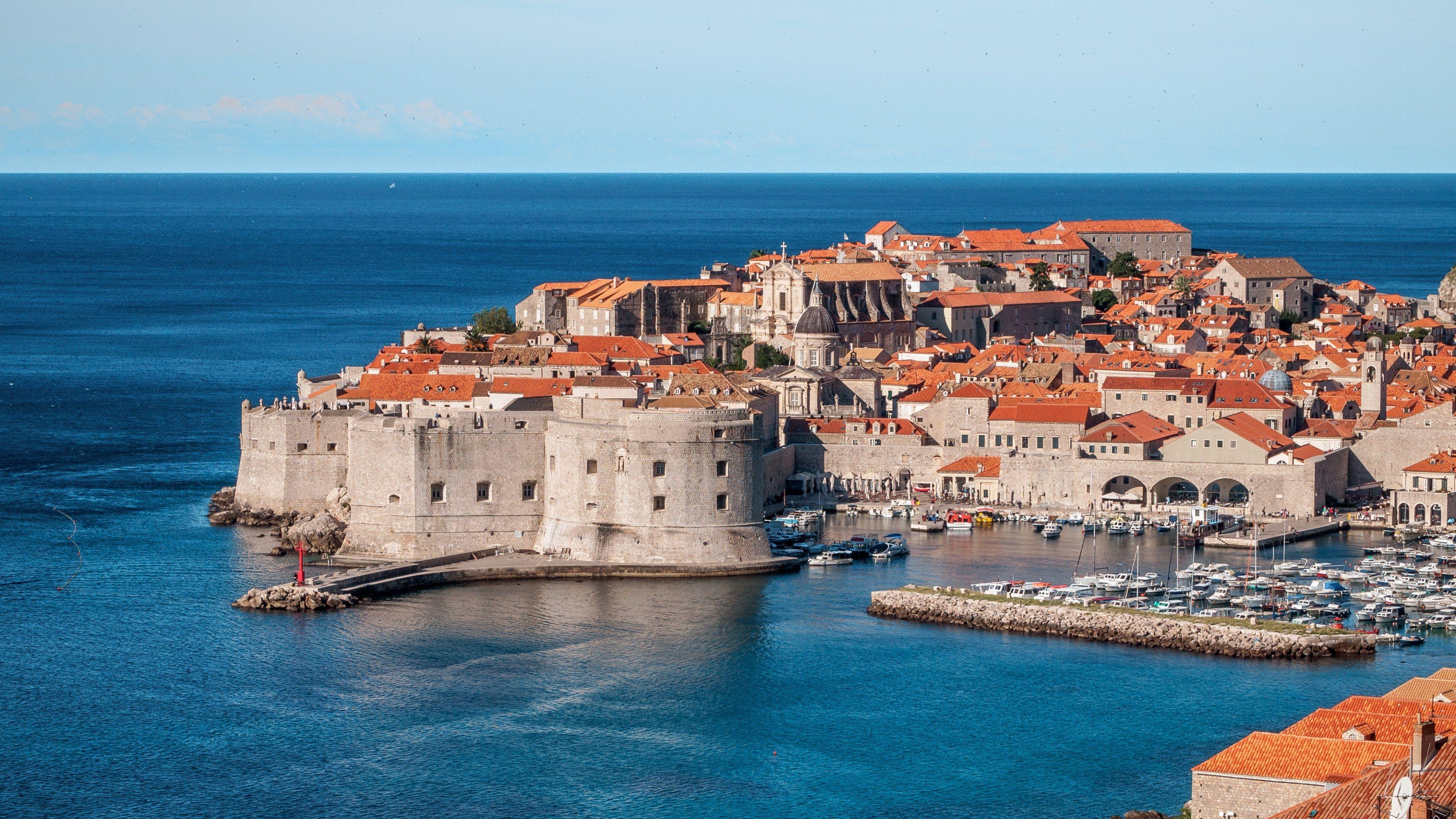 3840x2160 dubrovnik #croatia #kings landing #city #town #europe 4k wallpaper
