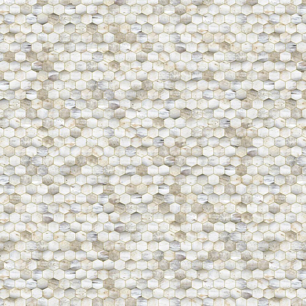 1000x1000 Beehive Wallpaper by Mr & Mrs Vintage for Monochrome Collection