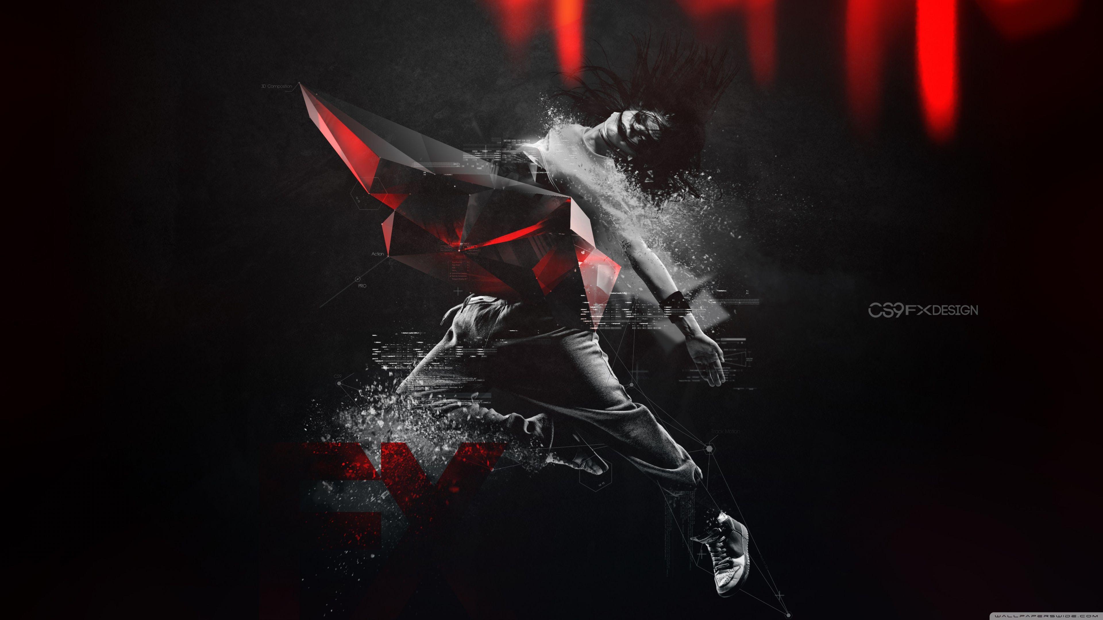 3840x2160 3D Abstract E3_CS9 Fx Design Ultra HD Desktop Background Wallpaper