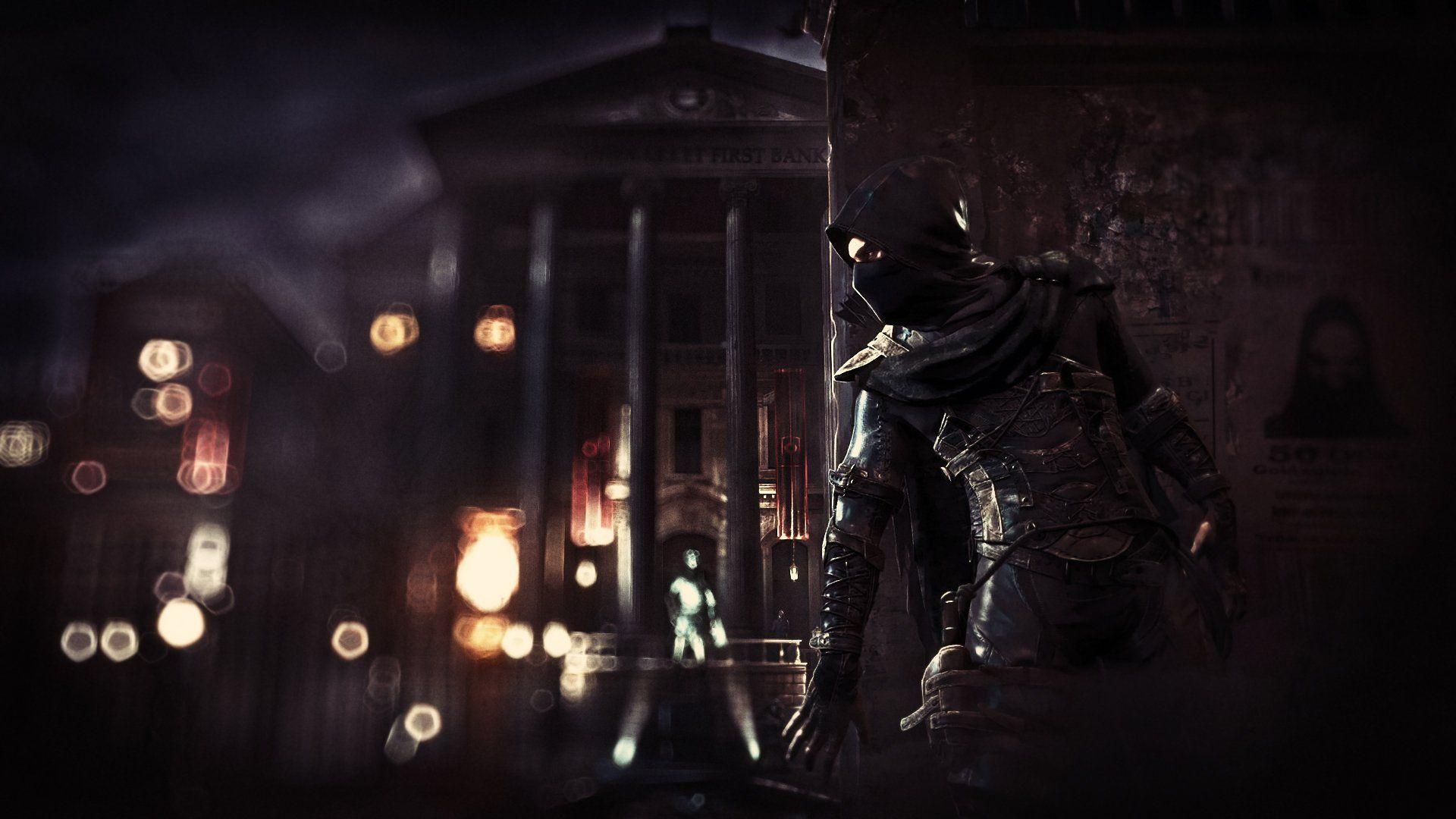 1920x1080 thief, Video, Night, Videogame, Game, Lenses, Stealth, Ninja