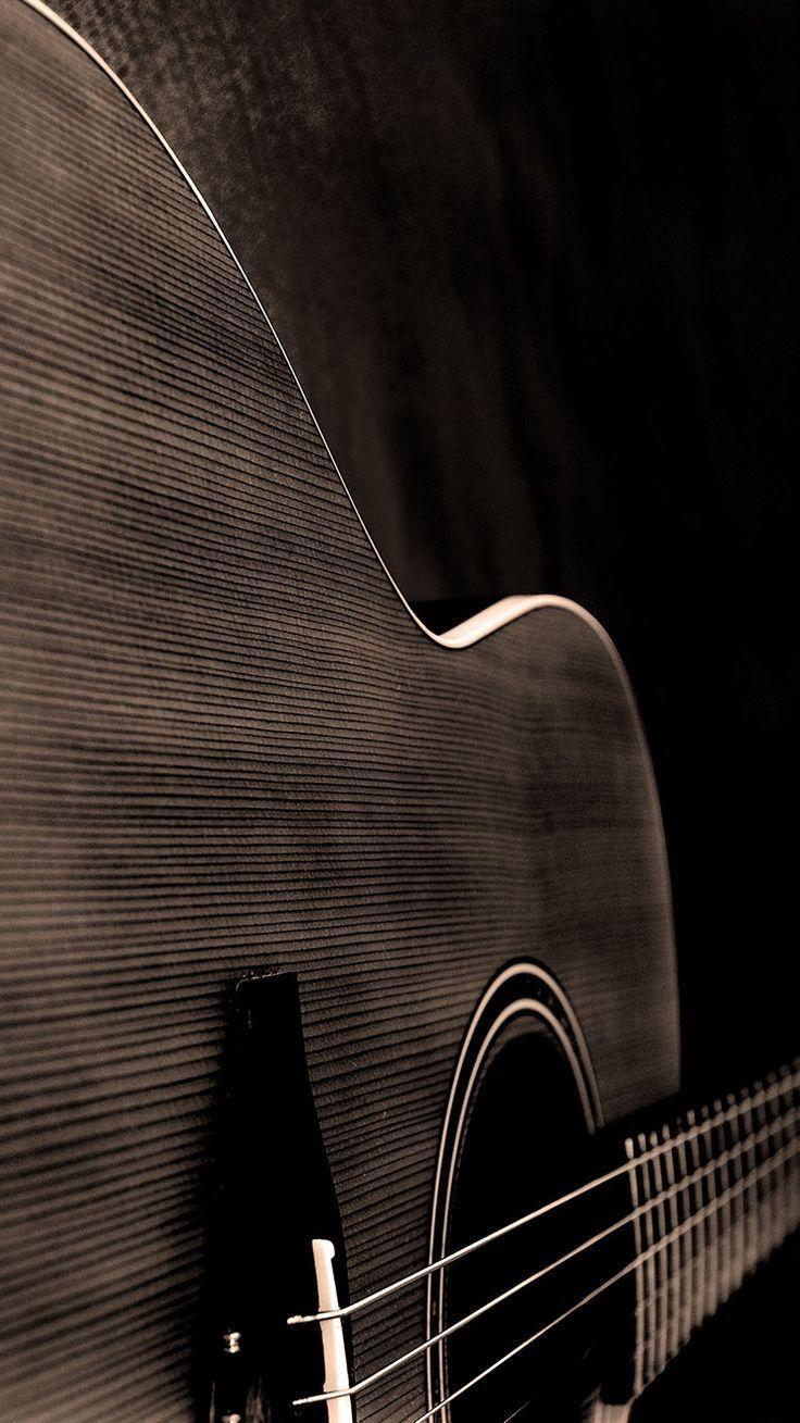 736x1309 Vintage Guitar Wallpaper