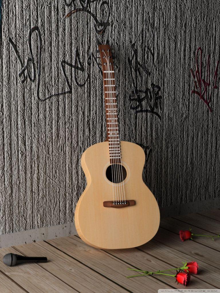 768x1024 Guitar Ultra HD Desktop Background Wallpaper for 4K UHD TV