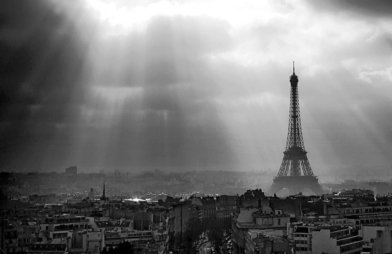 1650x1070 Album background, Black and white Paris, pixel > 1600x1001