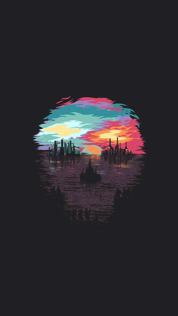 750x1334 Free download ar24 dystopia art illustration minimal dark Art