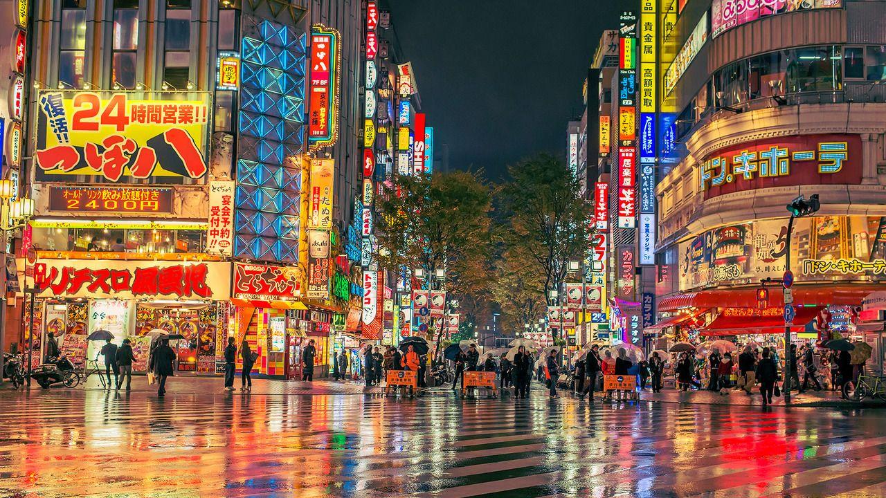1280x720 Tokyo Street Night HD Wallpaper, Background Image