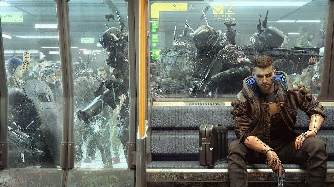1280x720 New Cyberpunk 2077 Wallpaper Teases the Arasaka Police Service