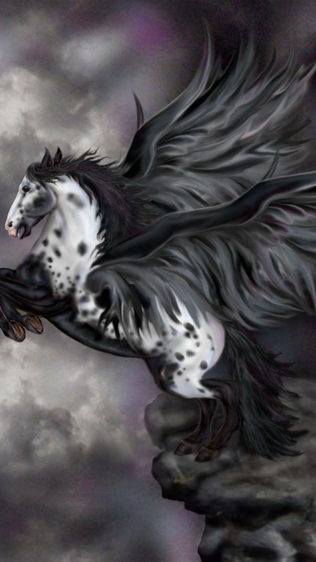 1080x1920 Free download Pegasus Wallpaper [2061x2021] for your Desktop