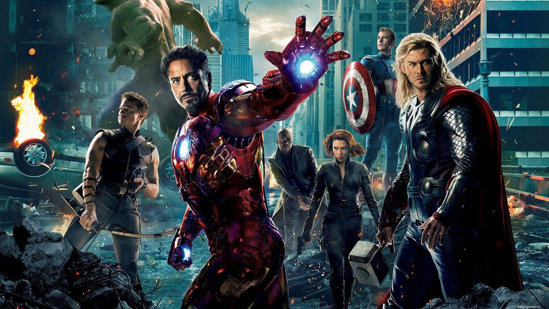 1920x1080 Iron Man Thor Black Widow Hawkeye (jeremy Renner) Marvel Movie HD