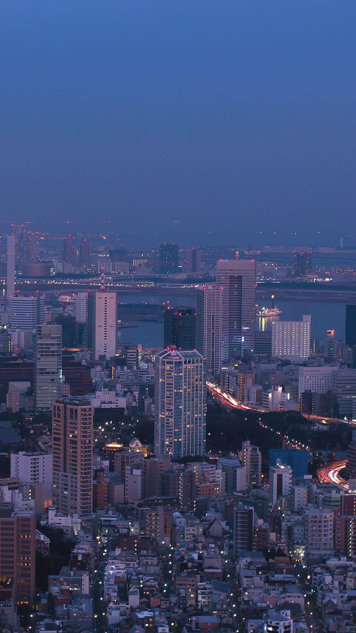 1242x2208 City Tokyo Nature Night Photo Android wallpaper HD wallpaper